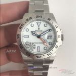 JF Rolex Explorer II 216570 Polar Price - White Dial Stainless Steel Band 40 MM 2836 Automatic Watch